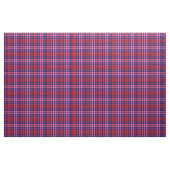Navy Blue Red Pink Plaid Tartan Design  ファブリック (ヤード)