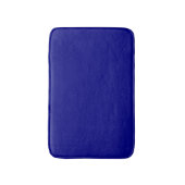 Navy Blue Solid Color バスマット (正面縦)