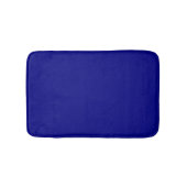 Navy Blue Solid Color バスマット (正面)