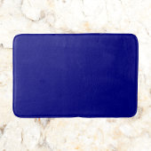 Navy Blue Solid Color バスマット