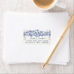 Navy Blue Vintage Love Birds Oak Tree Acorn Label ラベル<br><div class="desc">Vintage Love Birds RSVP Response Card Adress Labels. Indulge in the enchanting world of English Cottagecore with this exquisite, vintage-inspired address label. Evoking a sense of timeless charm and rustic elegance, this design beautifully captures the essence of a whimsical, enchanted woodland. Featuring a delicate illustration of love birds, gracefully perched...</div>