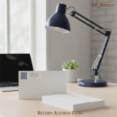 Navy Blue & White Stripes Professional Boutique ラベル