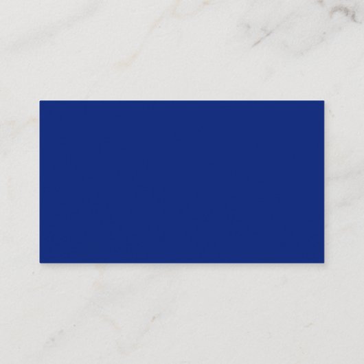 Navy Blue White Stripes QR Code, Social Media Icon 名刺 (裏面)
