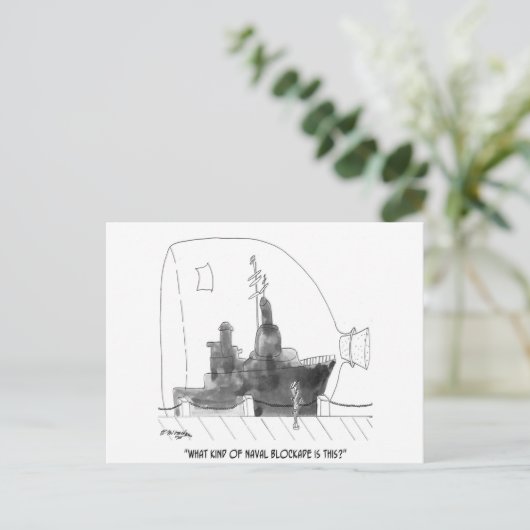 Navy Cartoon 9228 ポストカード (スタンド正面)