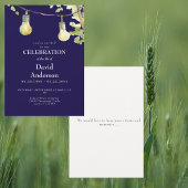 Navy Celebration of Life Invitation 招待状