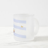 NAVY COFFEE MUG フロストグラスマグカップ (正面右)
