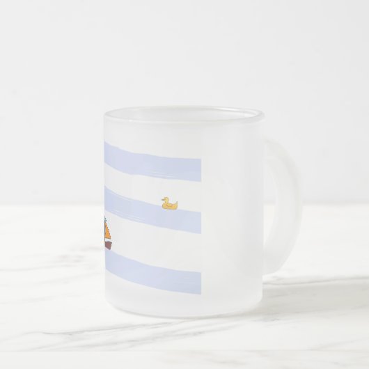 NAVY COFFEE MUG フロストグラスマグカップ (正面右)