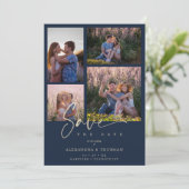 Navy Collageの日結婚付4枚の写真Covid19 (スタンド正面)