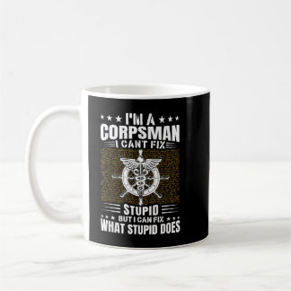 Navy Corpsman Veteran Veterans Day US Navy Corpsma コーヒーマグカップ