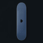Navy | Create Your Own Custom Skateboard Design スケートボード<br><div class="desc">Create Your Own Custom Skateboard Design! Use this classic navy blue color background or choose any color,  add your own photo,  background,  business logo,  or any personalized image. Perfect as unique gift for improving outdoor sport and activity and make them fun! Any font,  no minimum.</div>