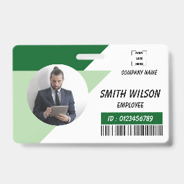 Navy | Employee Photo ID Company Security Badge バッジ