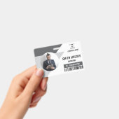 Navy | Employee Photo ID Company Security Badge バッジ (手持ち)