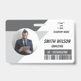 Navy | Employee Photo ID Company Security Badge バッジ