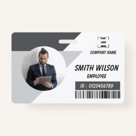 Navy | Employee Photo ID Company Security Badge バッジ