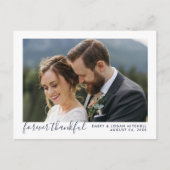 Navy Forever Thank's Photo Thank You ポストカード (正面)