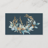 Navy Gold Baby Its Cold Outside Baby Books Ticket エンクロージャーカード (裏面)