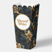 Navy Gold Holly Medallion Pattern フェイバーボックス (裏面)