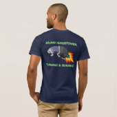 Navy GSM LM2500 Drk clr、33k HP/T&B wo/ USN付き Tシャツ (裏面フル)