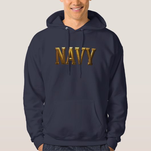 Navy Hooded Sweatshirt - Hoodie for NAVY Vets パーカ (正面)