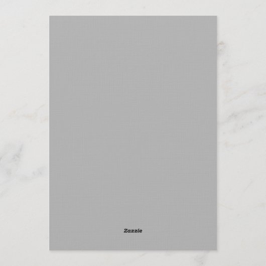 Navy Lavender Ethereal Bloom Wedding 招待状 (裏面)