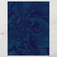 Navy Marble Water color 8.5インチX 11インチ紙