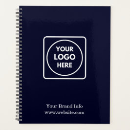 Navy Minimalist | Custom Corporate Logo Planner プランナー手帳