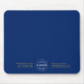 Navy Mouse Pad – Promote Your Business in Style マウスパッド (正面)