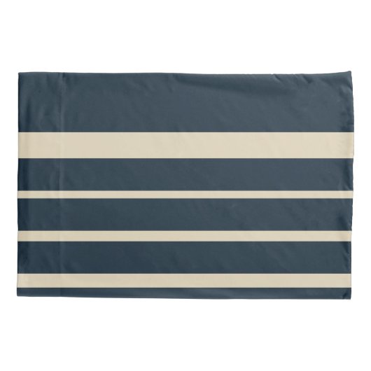 navy Nautical Pattern Anchor Sailboat Compass Name 枕カバー (裏面)