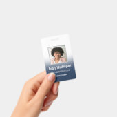 Navy Personalized Employee Company ID Badge バッジ (Handheld)