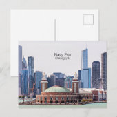 Navy Pier, Chicago, IL ポストカード (正面/裏面)