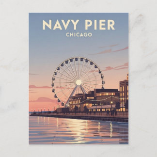 Navy Pier Chicago Illinois Travel ポストカード