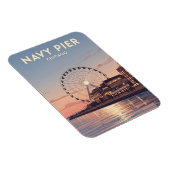Navy Pier Chicago Illinois Travel マグネット (右側)
