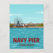 Navy Pier: Chicago Lakefront Fun ポストカード (正面)