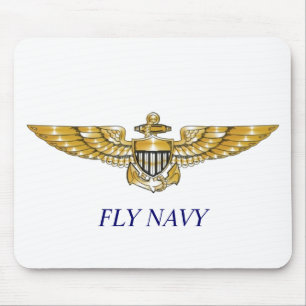 Navy_Pilot_Wingsのはえ海軍 マウスパッド