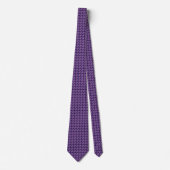 Navy Purple Exquisite Pattern Tie ネクタイ (正面)