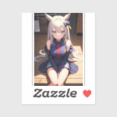 Navy Scholar Neko シール (シート)