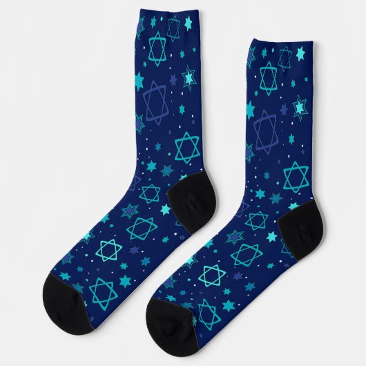Navy - Star of David Socks ソックス (左)