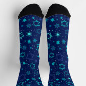 Navy - Star of David Socks ソックス (上部)