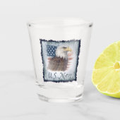 Navy USN Veteran ショットグラス (正面)