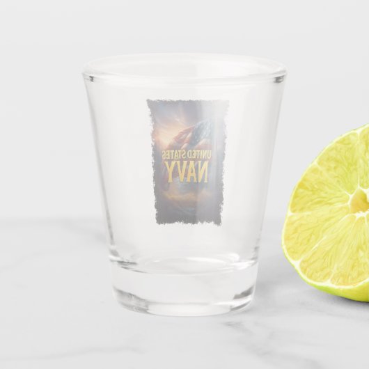 Navy USN Veteran ショットグラス (裏面)