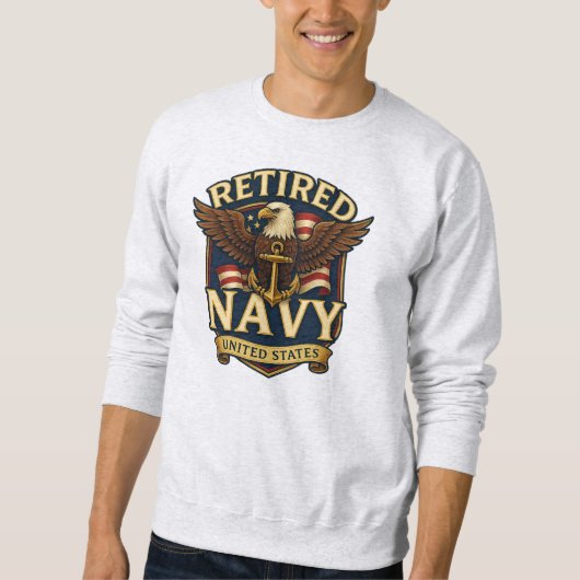 Navy USN Veteran スウェットシャツ (正面)