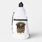 Navy USN Veteran スリングバッグ (正面)