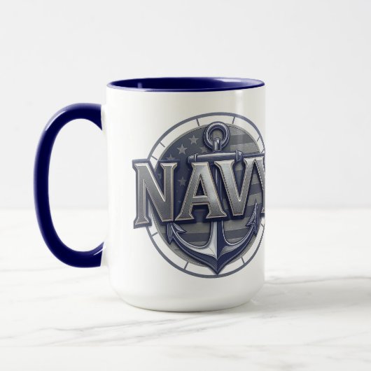 Navy USN Veteran マグカップ (左)