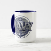 Navy USN Veteran マグカップ (正面左)