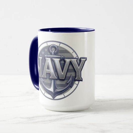 Navy USN Veteran マグカップ (正面左)