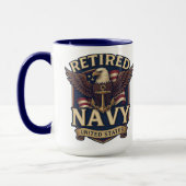 Navy USN Veteran マグカップ (左)