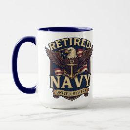 Navy USN Veteran マグカップ