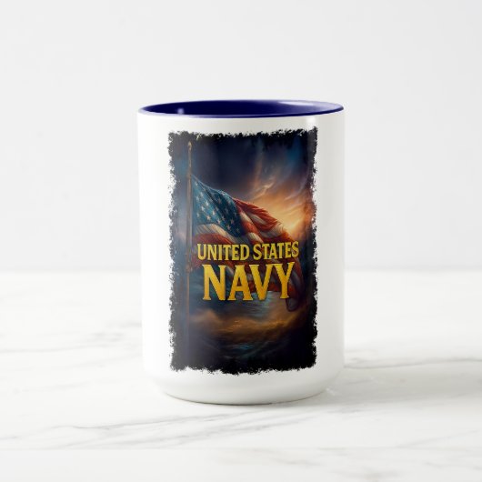 Navy USN Veteran マグカップ (中央)