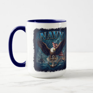Navy USN Veteran マグカップ