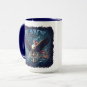 Navy USN Veteran マグカップ (正面左)